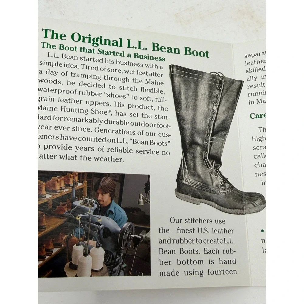 Vintage 1997 LL Bean Boots Mens 12 Narrow Thinsulate Duck Boots USA NOS Box